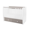 Letto per bambini MATRIX NEW white+string /lamelle anteriori rimosse/